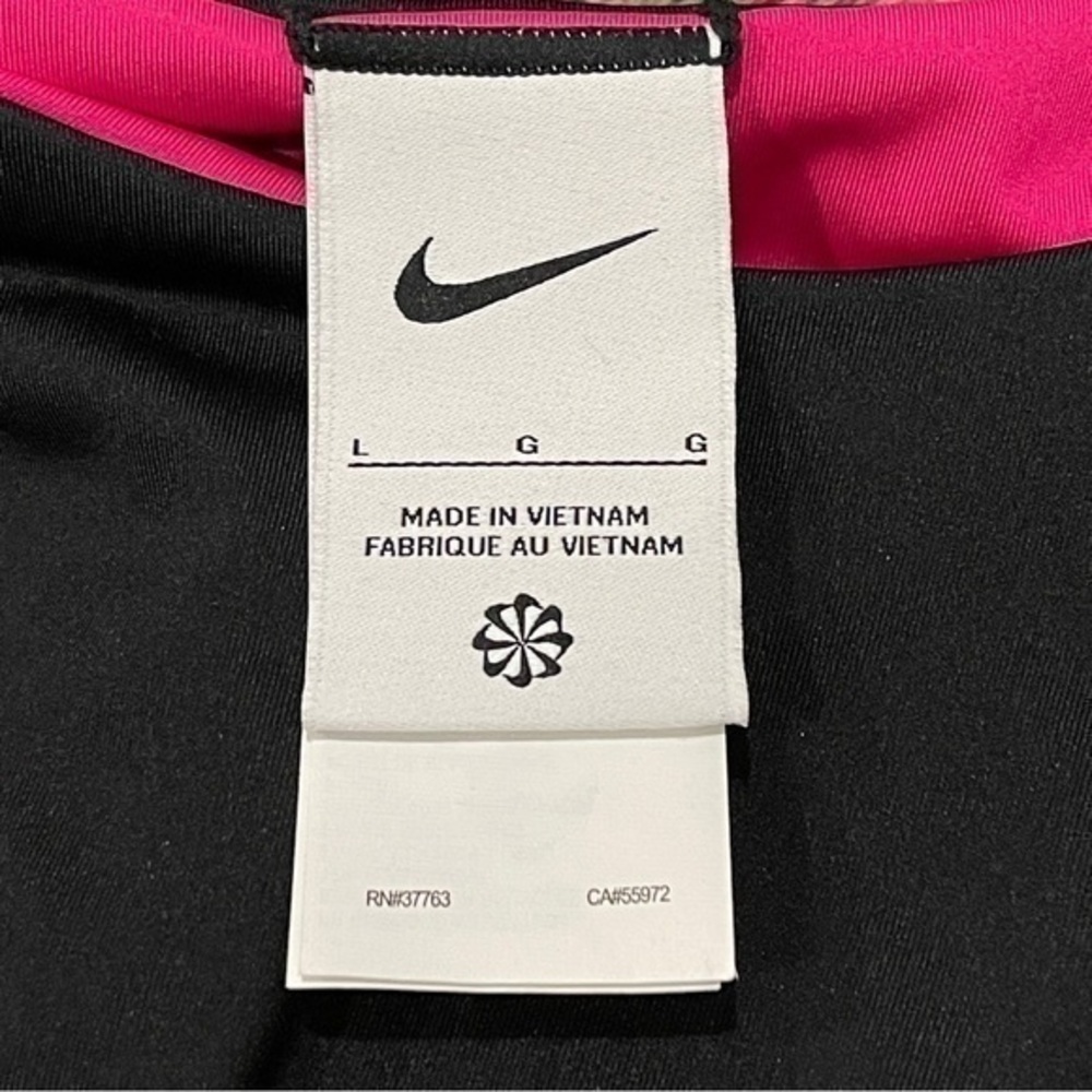 Nike Womens Colorblock Reversible Sling Bikini Bottom Large Black Pink Swim NEW - Picture 4 of 12